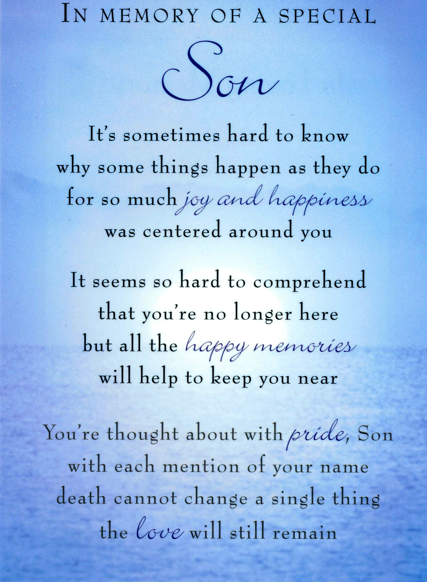 Missing My Son Quotes. QuotesGram
